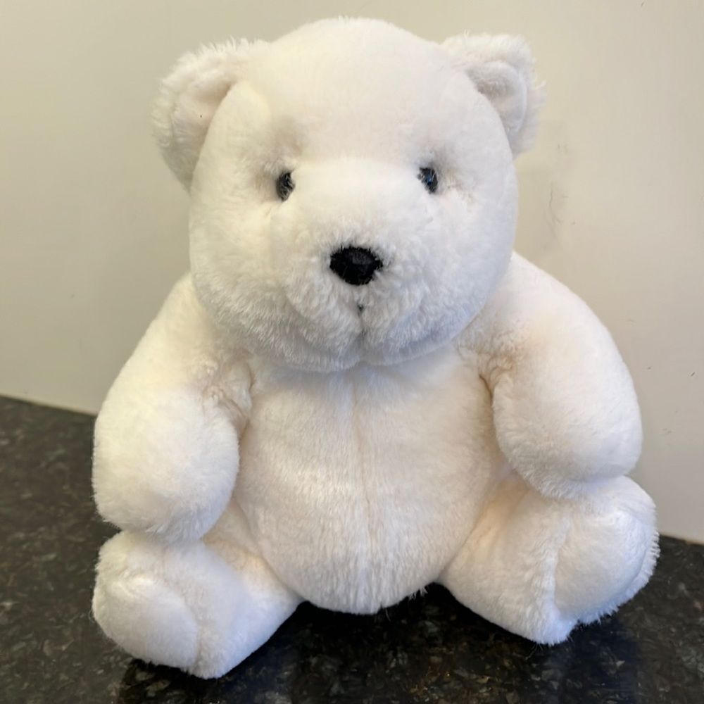 1991| 24K Polar Puff Bear 8”Plush | Vintage Stuffed Animal
